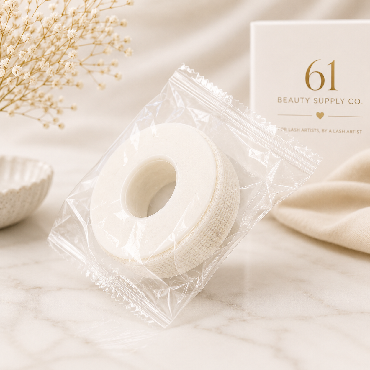 Thin Roll Tape - White